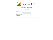 Tablet Screenshot of anahita-beaute.com